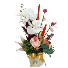 Box com Flores Desidratadas e Artificiais 